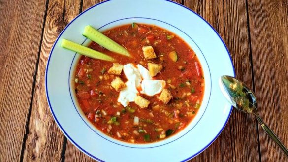 Chuck Muers Charleys Crabs Gazpacho Restaurant Recipe Recreations